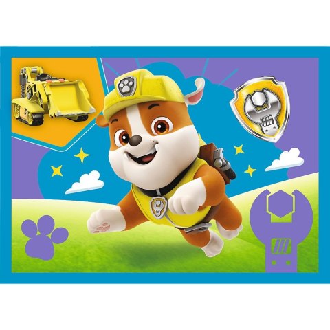 Puzzle Paw Patrol Biegnące Pieski 4w1 el. Trefl (34628)