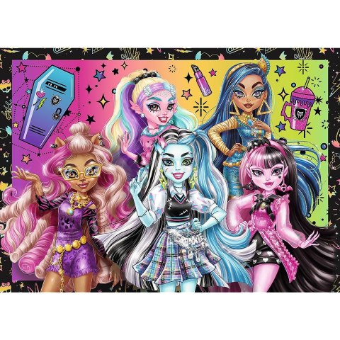 Puzzle Planeta Milo Elekryzujący dzień Monster High 4w1 el. Trefl (34655)