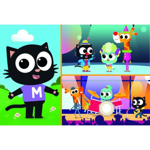 Puzzle Planeta Milo Przygody małego Kotka Milo 24 el. Trefl (14371)