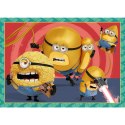 Puzzle Trefl Zwariowane Minionki 4w1 el. (34648)