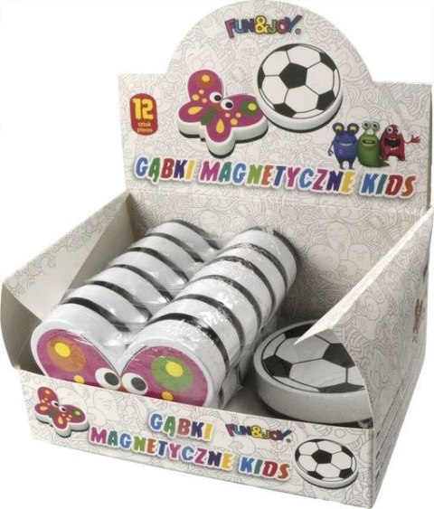 Gąbka suchościeralna magnetyczna magnetyczna Fun&Joy (KIDS)