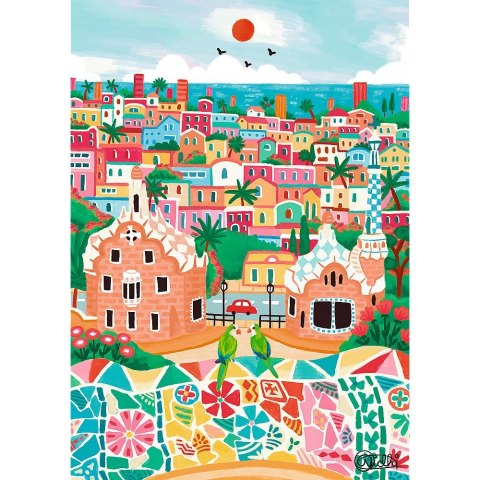 Puzzle The Art of Colour Premium Plus Barcelona, Hiszpania 1000 el. Trefl (10894)