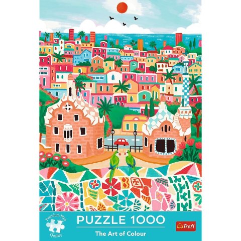 Puzzle The Art of Colour Premium Plus Barcelona, Hiszpania 1000 el. Trefl (10894)