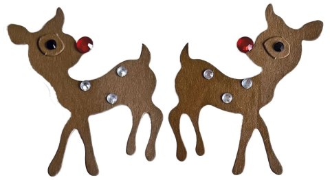 Naklejka (nalepka) Craft-Fun Series Naklejki papierowe renifery Titanum