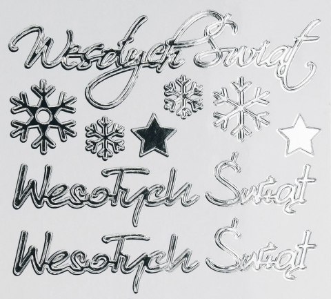Naklejka (nalepka) Craft-Fun Series Naklejki Wesołych Świąt Titanum (24XQ0524-4)
