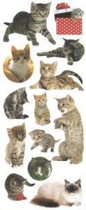 Naklejka (nalepka) Craft-Fun Series papierowe koty Titanum (1004323-2)