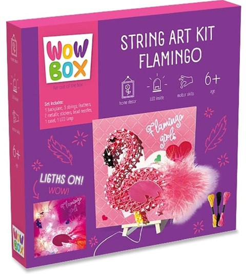 Zestaw kreatywny dla dzieci Tm Toys Wow Box sznurkowy Flaming (WOW536334)