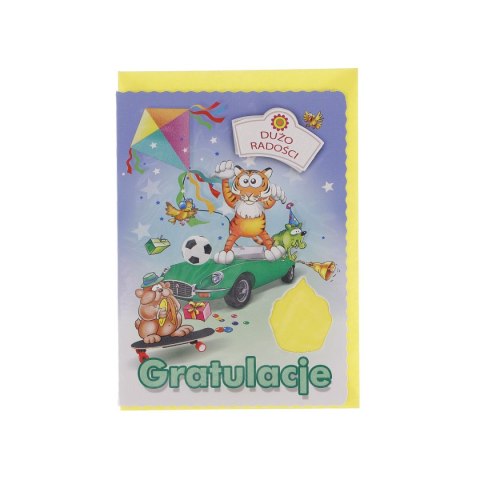 Kartka składana B6 Gratulacje dzieci Top Graphic