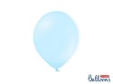 Balon gumowy Strong Baloons Pastel Light Blue 1op/100sztuk pastelowy 100 szt niebieski jasny 270mm (SB12P-001J)