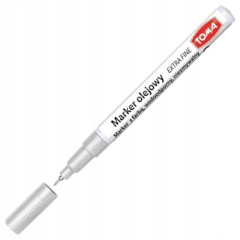 Marker olejowy Toma extra fine, srebrny 0,9mm (TO-442 9 4)