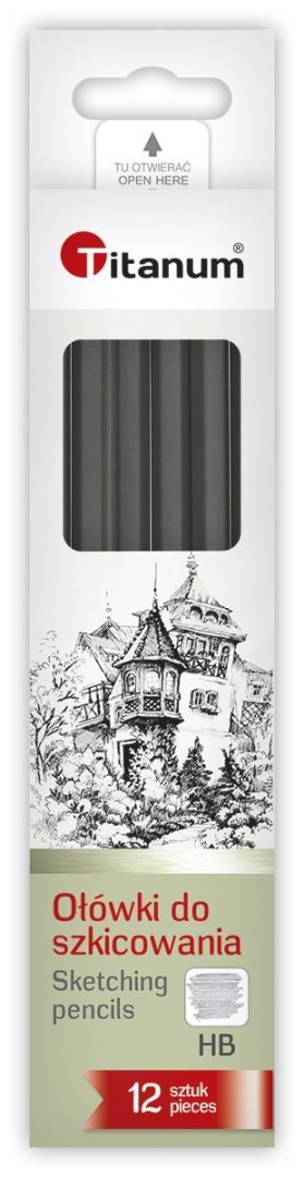 Ołówek w kartonowym pudełku HB Titanum
