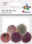 Pompony Titanum Craft-Fun Series zawieszki mix 50 szt (24BR0201-1#,7#,4#)