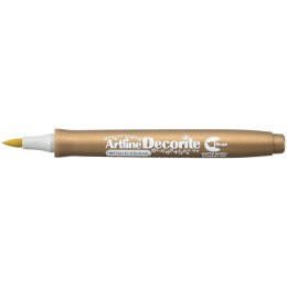 Marker specjalistyczny Artline metaliczny decorite, złoty pędzelek końcówka (AR-035 9 6)