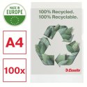 Ofertówka Recycled A4 kolor: bezbarwny typu L 100 mic. Esselte (627496)