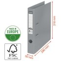 Segregator dźwigniowy No.1 Power Vivida A4 50mm czerwony Esselte (624072)