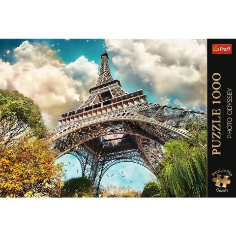 Puzzle Premium Plus Wieża Eiffel w Paryżu, Francja 1000 el. Trefl (10815)