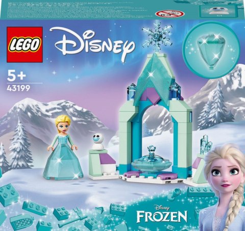 Klocki konstrukcyjne Lego Disney Dziedziniec zamku Elzy (43199)