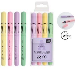 Zakreślacz Interdruk PASTEL 5902277350039, mix 1,0-3,0mm (4KOL)