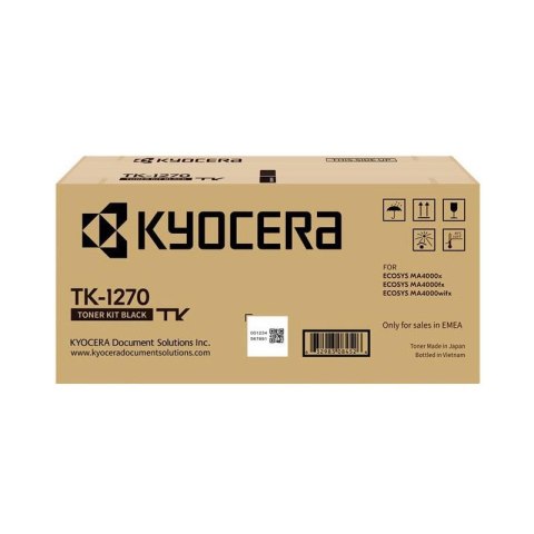 Toner Kyocera TK-1270 ECOSYS MA4000x, MA4000fx, MA4000wif | 10000 str. | black