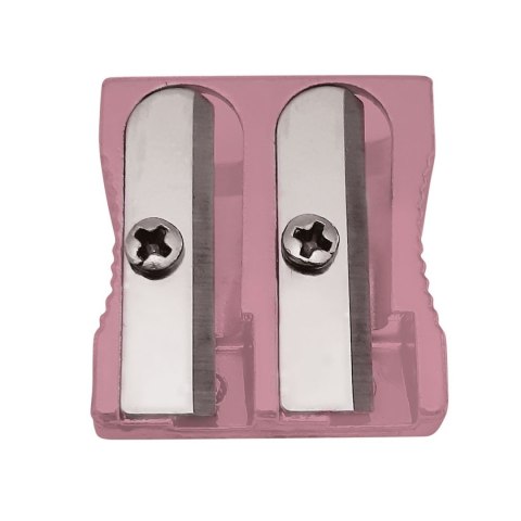 Temperówka NUDE podwójna z pojemnikiem 5902277346568 mix plastik Interdruk