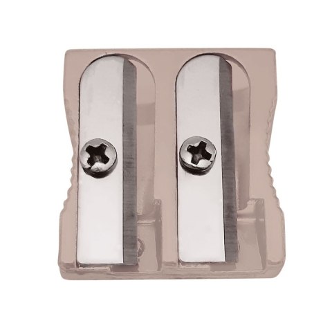 Temperówka NUDE podwójna z pojemnikiem 5902277346568 mix plastik Interdruk