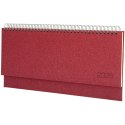 Kalendarz biurkowy 5905031847394 LEŻĄCY NATURA BORDO 296mm x 120mm Wokół Nas (KB047B)