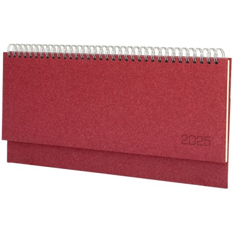 Kalendarz biurkowy 5905031847394 LEŻĄCY NATURA BORDO 296mm x 120mm Wokół Nas (KB047B)