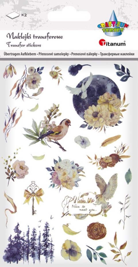 Naklejka (nalepka) Craft-Fun Series Naklejki transferowe Titanum (24XQ0501-5)