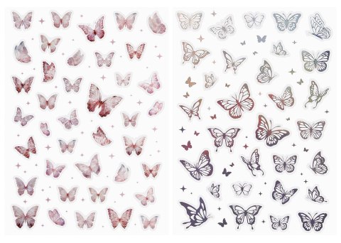 Naklejka (nalepka) Craft-Fun Series Naklejki laserowe motyle Titanum (24XQ0501-8 D)
