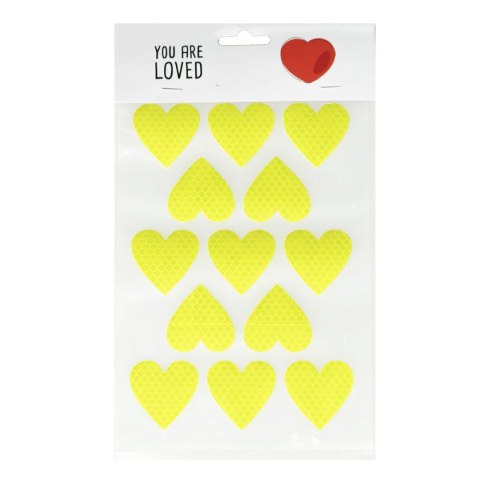 Naklejka (nalepka) odblaskowe serca Arpex (WA8281)