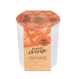 Świeczka ozdobna Pavoncella Powąchaj mnie Fresh orange biała 130ml (5906492907092)