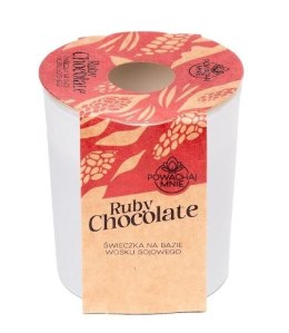 Świeczka ozdobna Pavoncella Powąchaj mnie Ruby Chocolate 130ml (5905711530899)