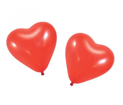 Balon gumowy mini serca 16cm 6 szt. czerwona 160mm Arpex (KB6331)