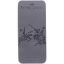 ZESTAW PREZENTOWY GRIP PIÓRO WIECZNE + DŁUGOPIS DAPPLE GRAY OPAKOWANIE METALOWE FABER-CASTELL
