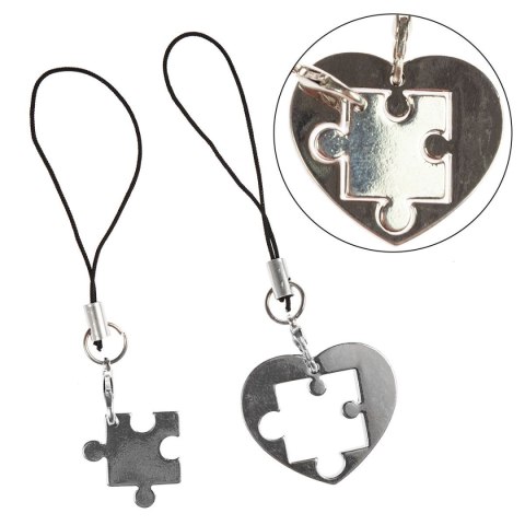 Brelok puzzle serce 2 szt. Arpex (WA3926)