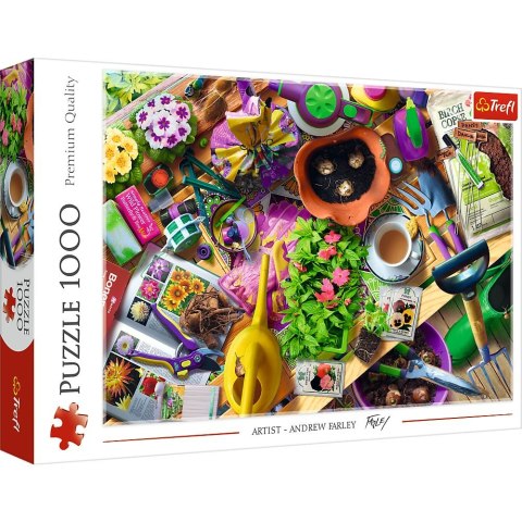 Puzzle Disney Porządki w ogrodzie 1000 el. Trefl (10927)