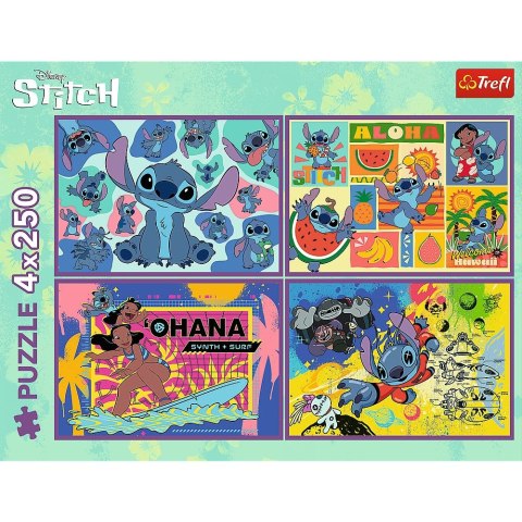 Puzzle Lilo I Stitch 4x250 el. Trefl (13311)
