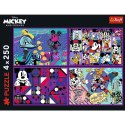 Puzzle Myszka Miki 4x250 el. Trefl (13308)