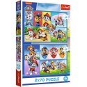 Puzzle Psi Patrol rządzi 140 el. Trefl (34441)
