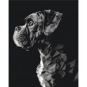 Zestaw kreatywny Malowanie Po Numerach 40x50 cm Pies Brushme (BR-BS53935)