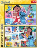 Puzzle Stitch Wesołe życie Stitcha 2x200 el. Trefl (13334)