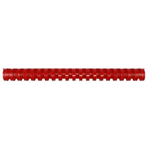 Grzbiety do bindowania A4 czerwony plastik śr. 25mm Titanum