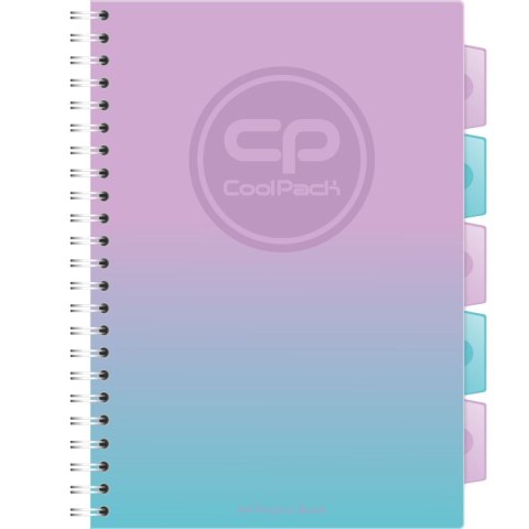 Kołozeszyt (kołonotatnik) A4 CoolPack gradient 200k. krata Patio (03036CP)
