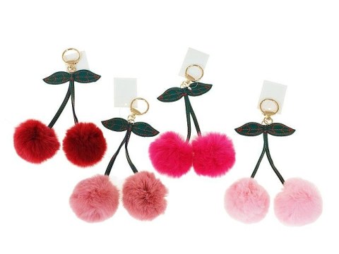 Brelok wisienki pluszowe Adar (617469)