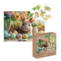 Puzzle drewniane Wielkanocny zajączek 50 el. Multigra