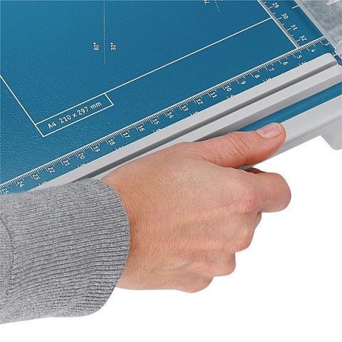 Gilotyna 502 A4 niebieski 8k. [mm:] 420x175 Dahle