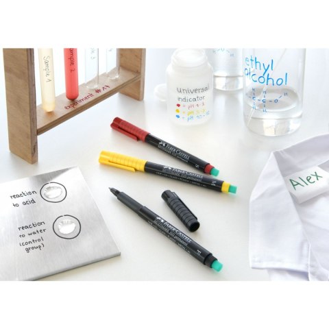 Foliopis Faber Castell Multimark czerwony 0,4 mm