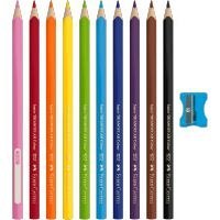 Kredki ołówkowe 10 kol. Faber Castell