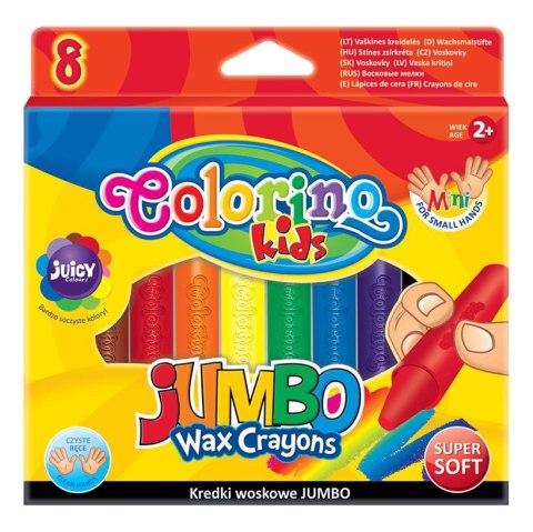 Kredki świecowe Colorino 8 kol. Patio (34746)