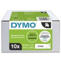Taśma Dymo D1 9mm x 7m biała/czarny nadruk